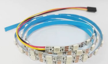 WS2812B可编程LED灯带 示意图
