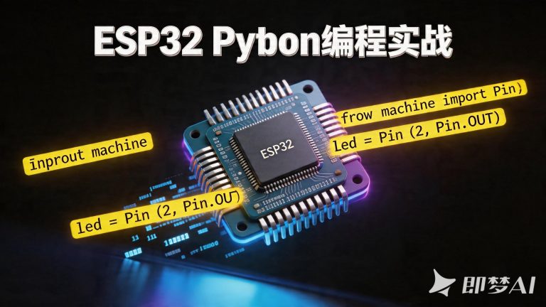 ESP32 项目| 人体感应灯（简版），附python C++源码